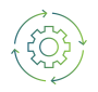 Continuous operations and process optimization icon